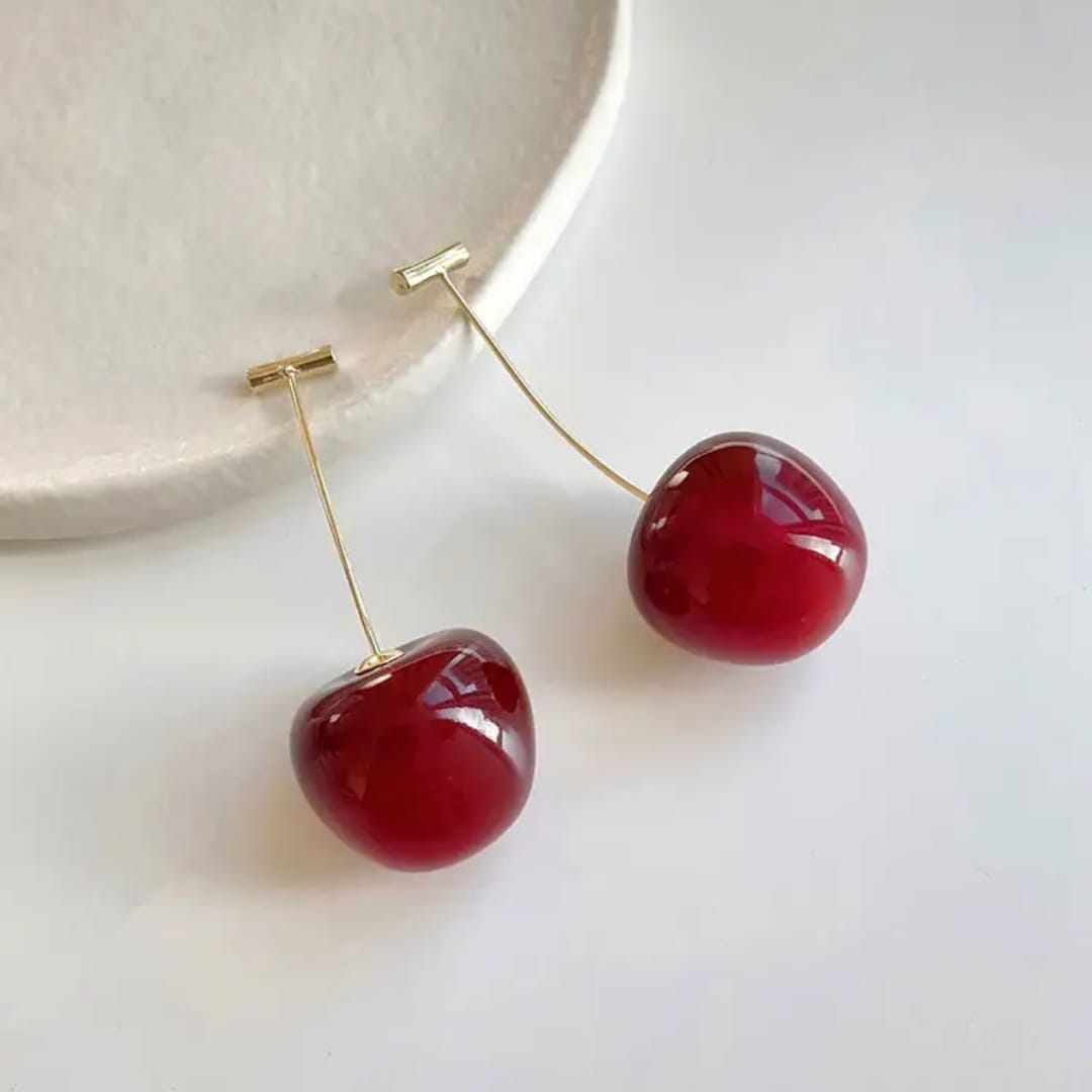 Aylin Cherry Drop Earrings
