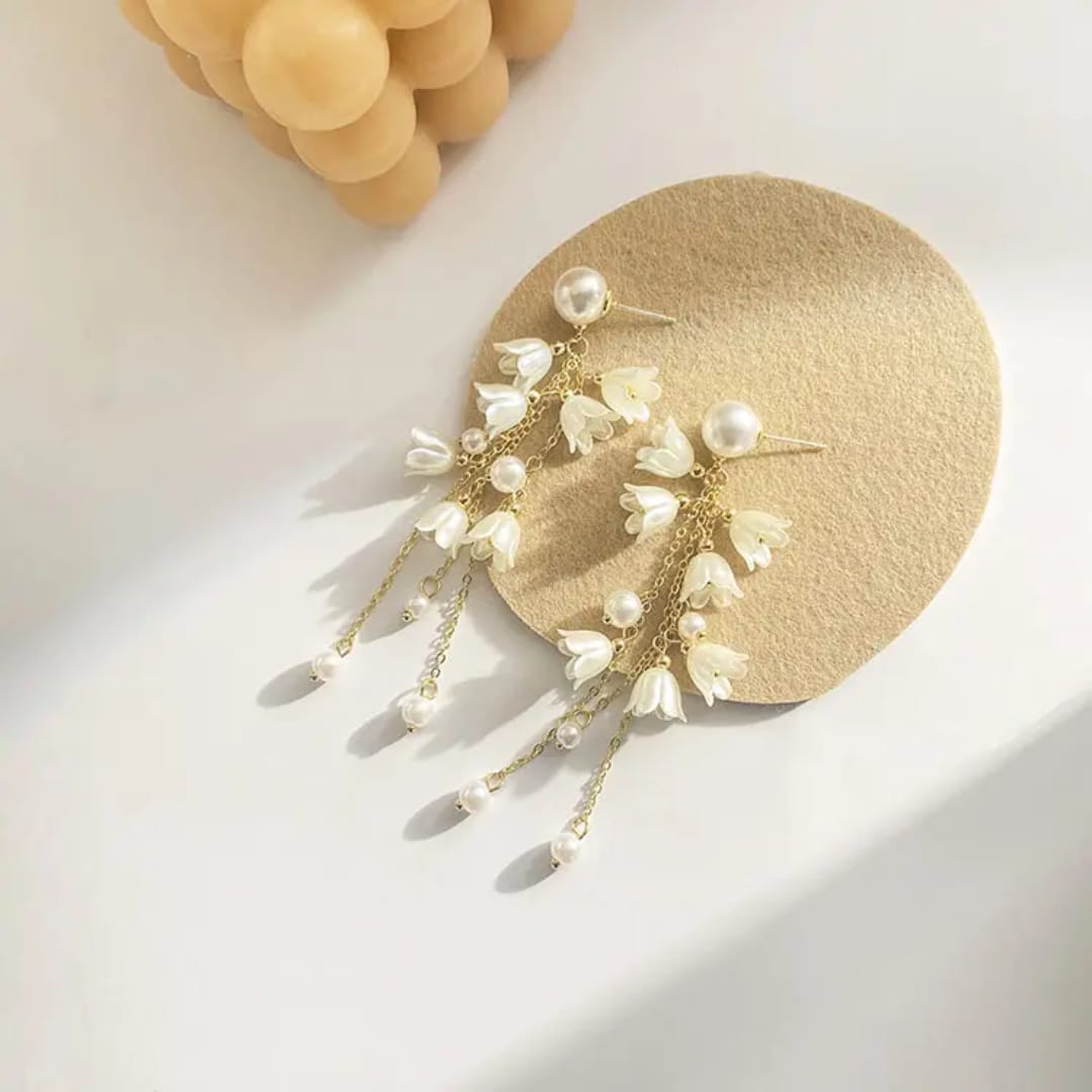 La Mariée Floral Drop Earrings