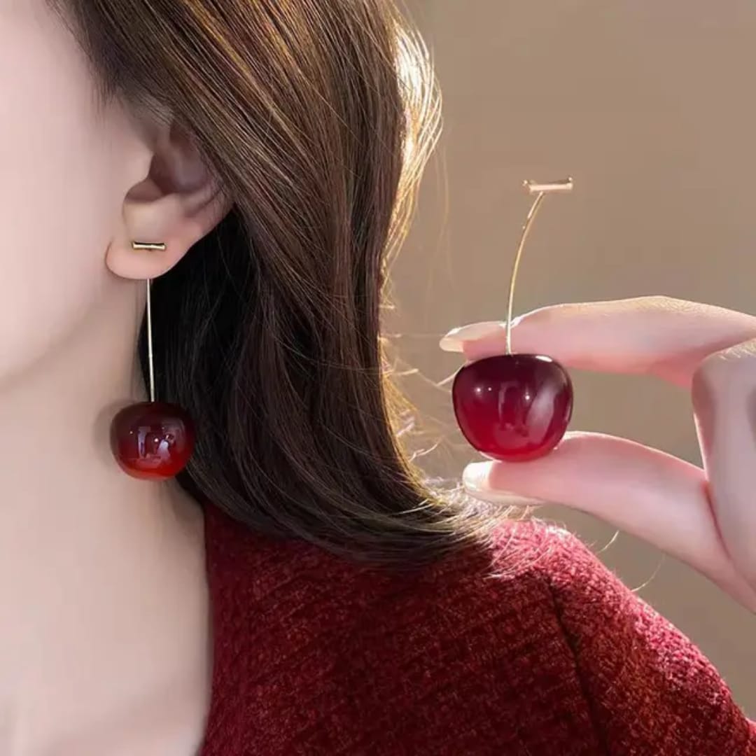Aylin Cherry Drop Earrings photo 3