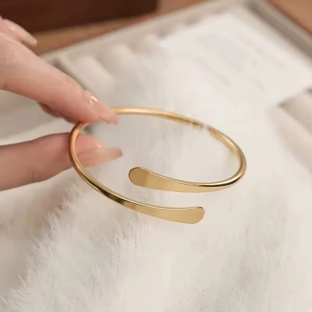 Golden Whisper Cuff Bracelet photo 3