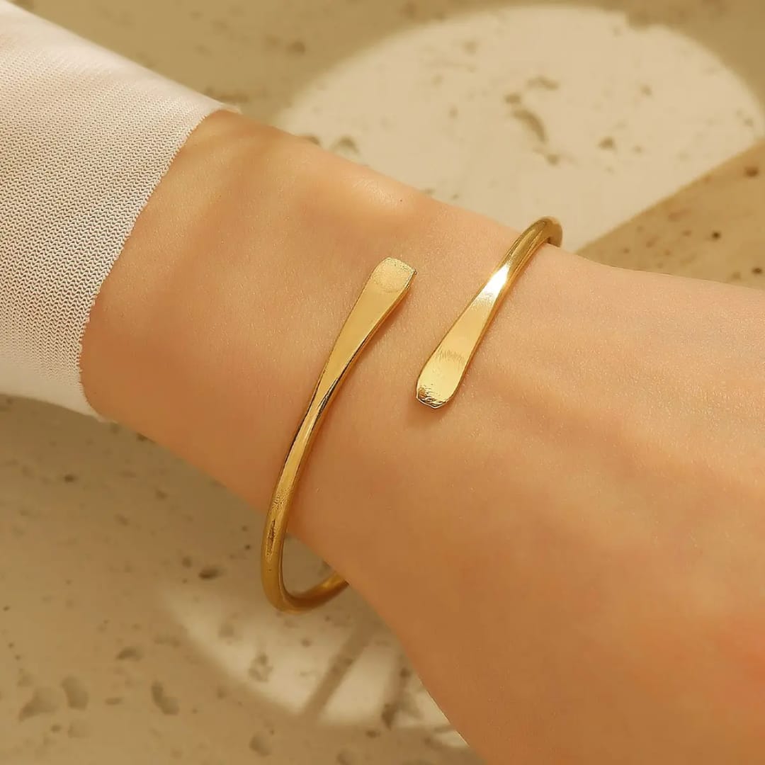 Golden Whisper Cuff Bracelet photo 4