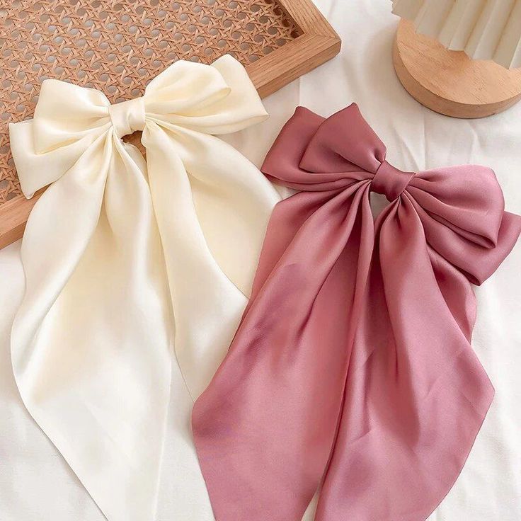 Cream and Blush Pink combo Fairy Bow