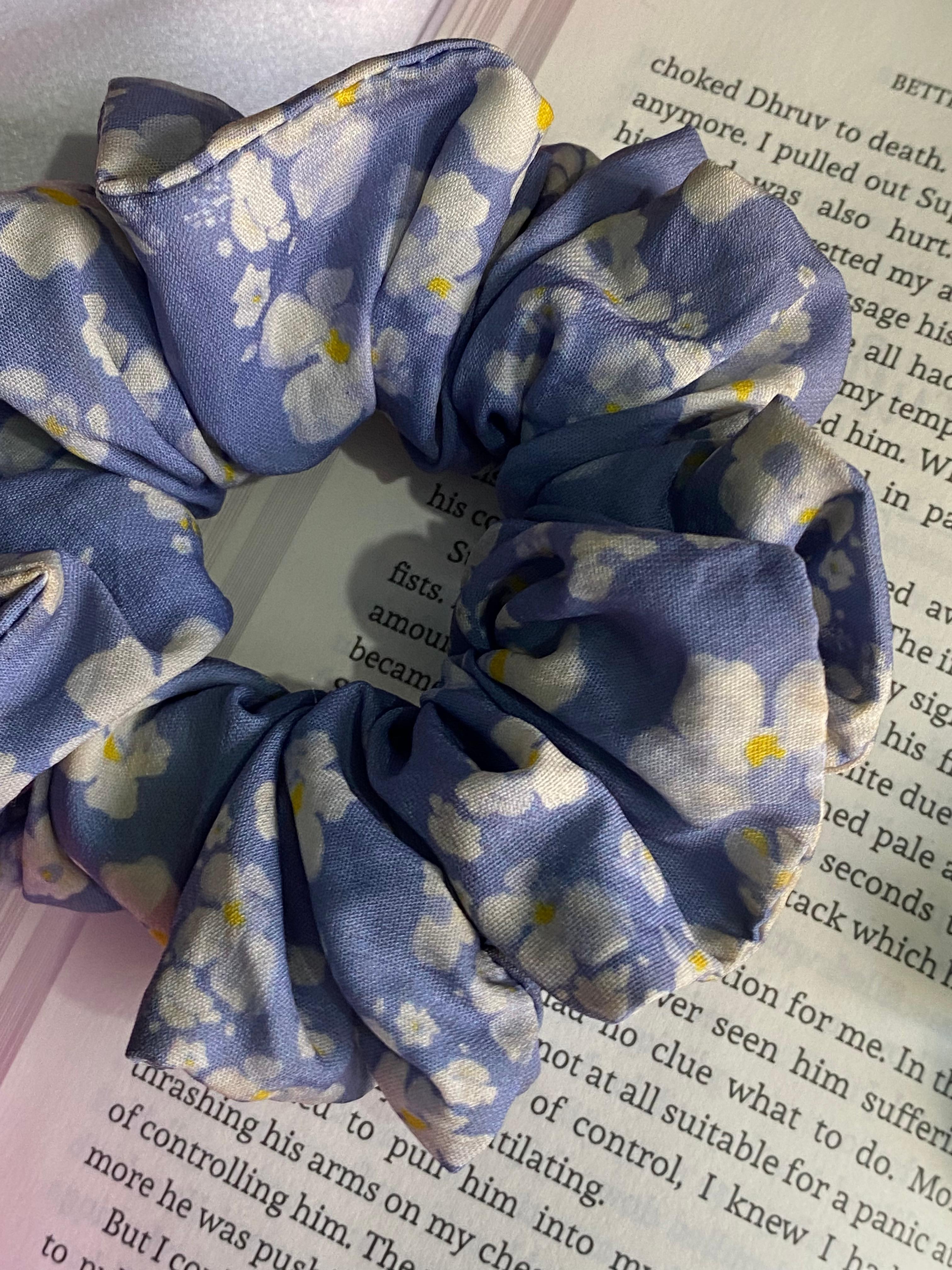 Iris Bloom Scrunchie