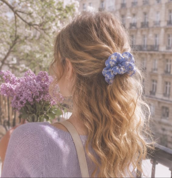Iris Bloom Scrunchie photo 2