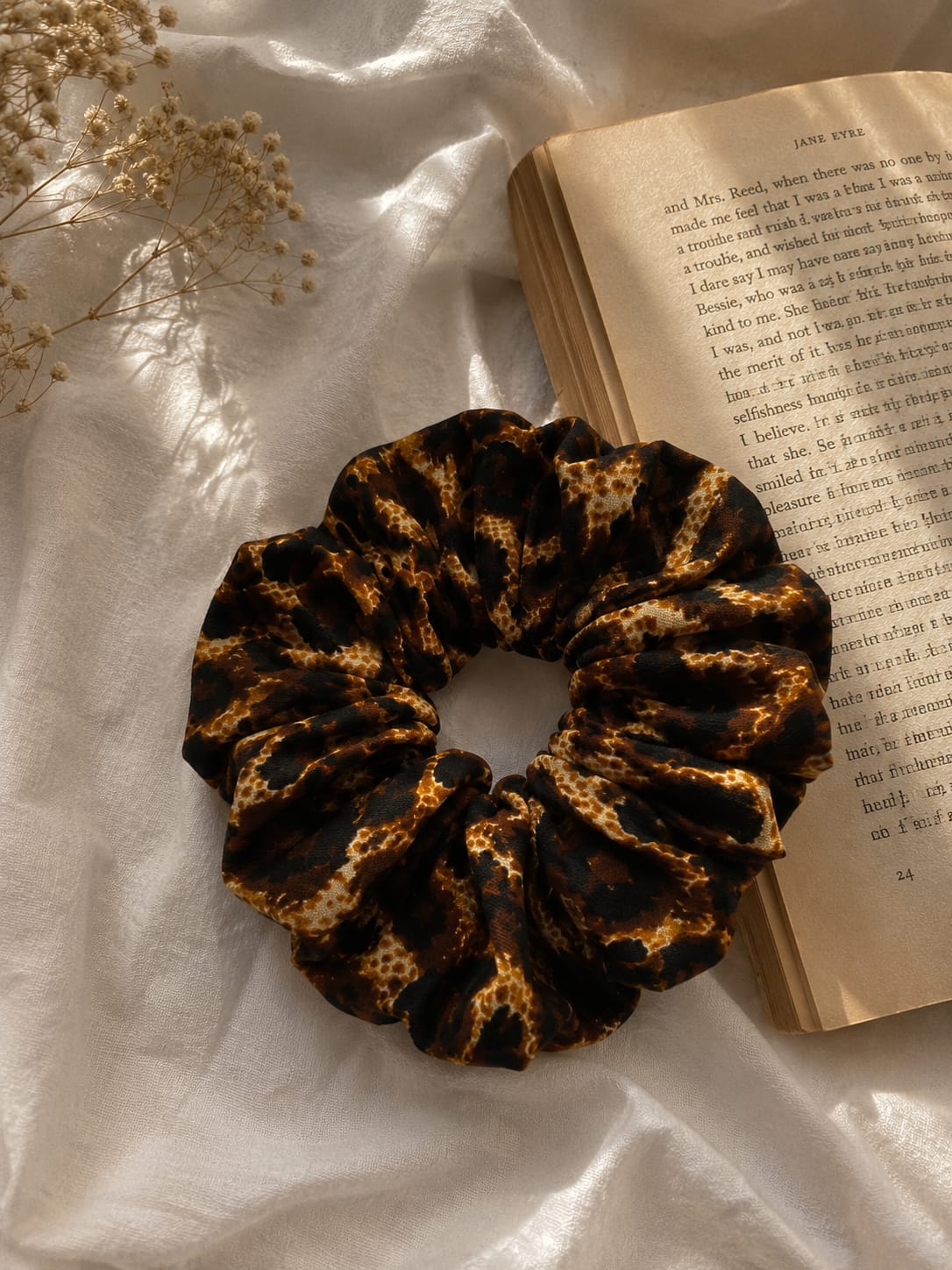 Fauve Léopard scrunchie photo 3