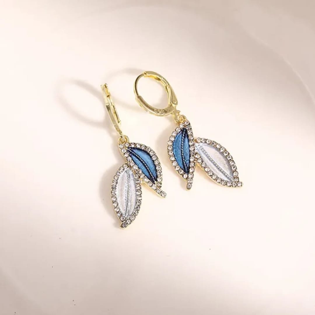 Aylin Opaline Leaf Drop Earrings photo 2