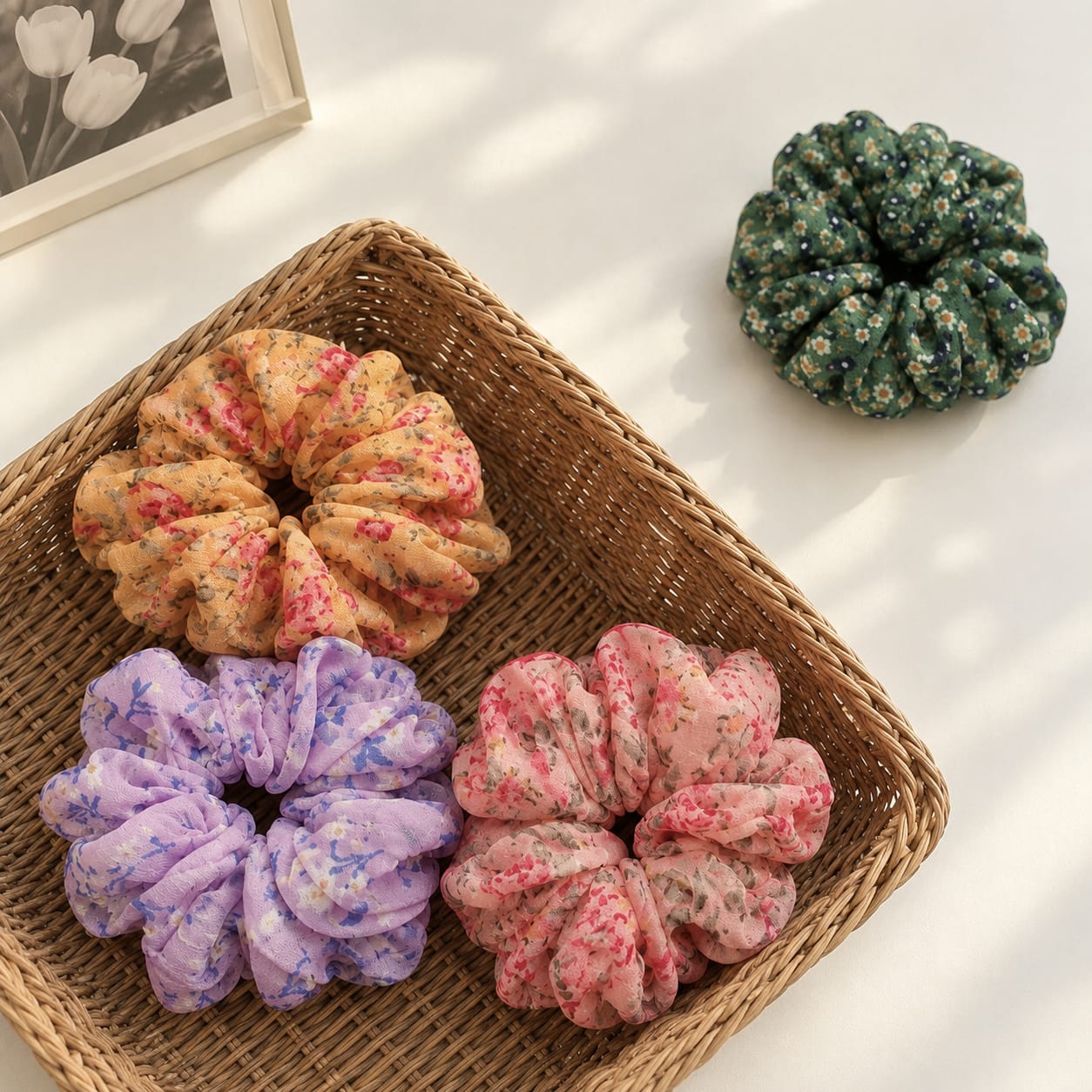 Aylin Wildflower Meadow Bloom Scrunchies