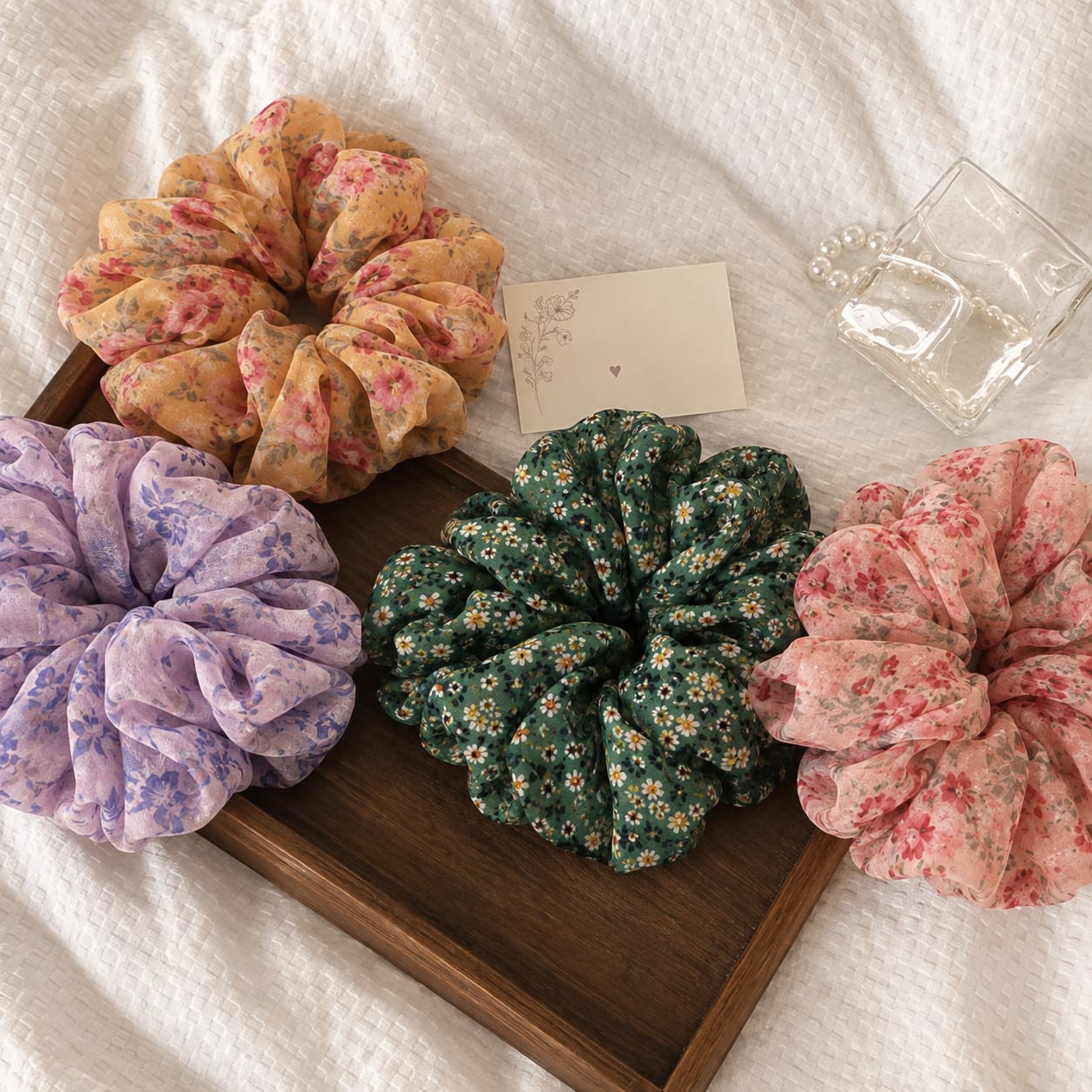 Aylin Wildflower Meadow Bloom Scrunchies photo 2