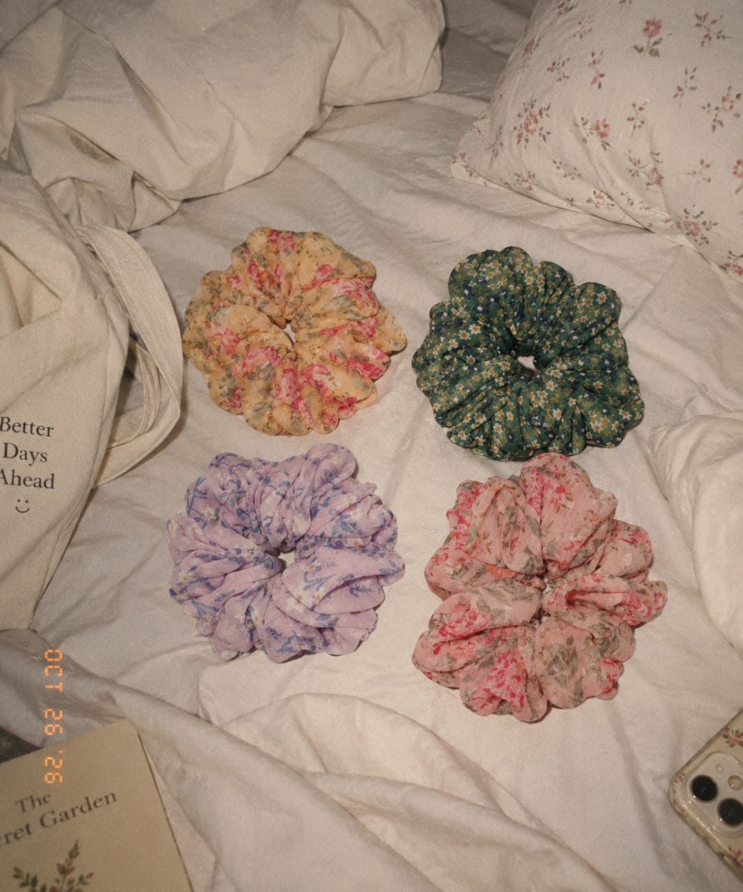 Aylin Wildflower Meadow Bloom Scrunchies photo 3