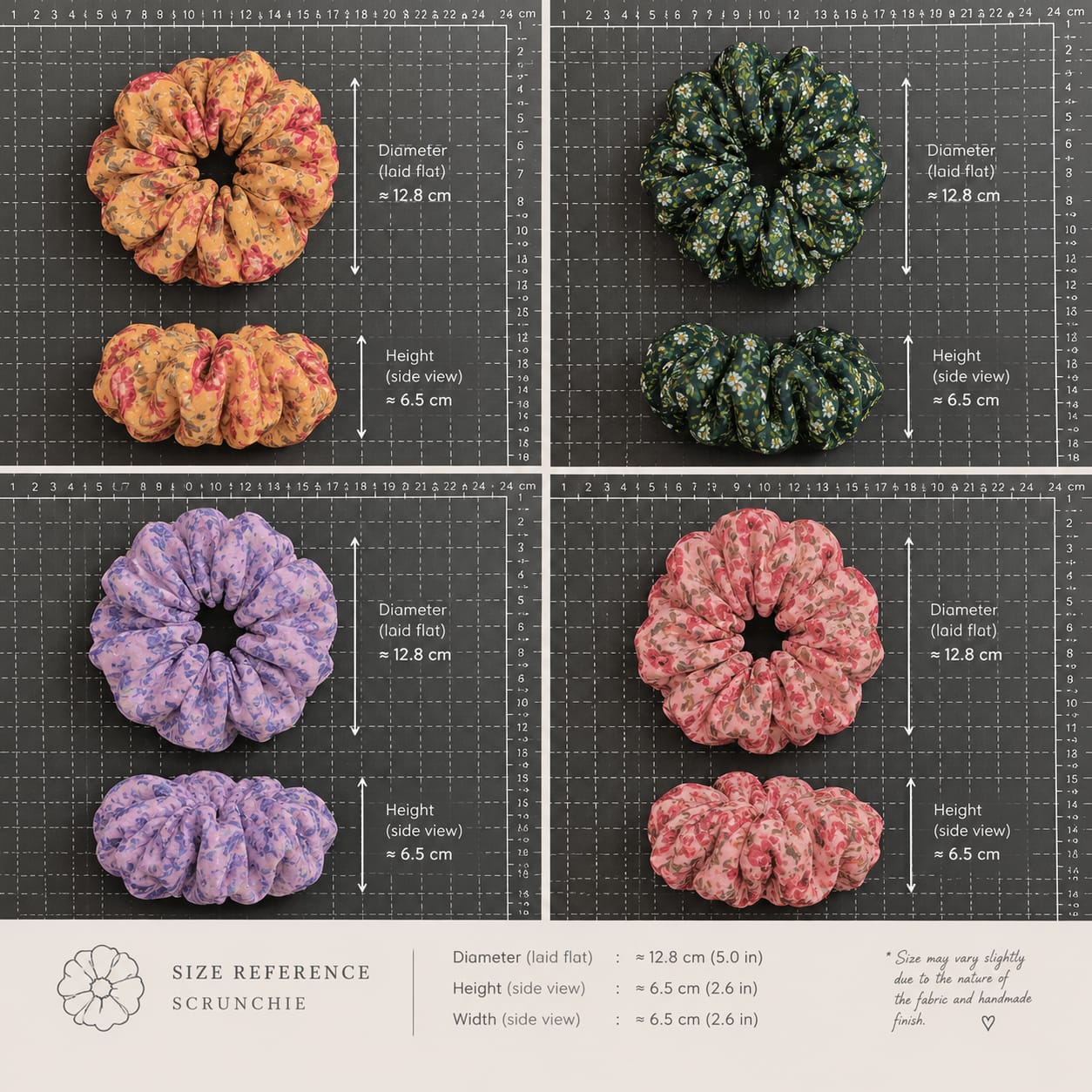 Aylin Wildflower Meadow Bloom Scrunchies photo 5